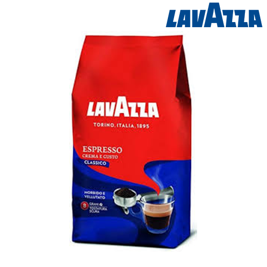 Lavazza Whole Bean Coffee- Espresso Classico 1kg, Italy