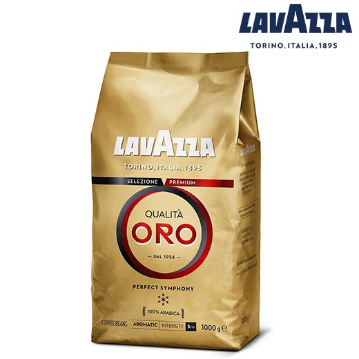 Lavazza Whole Bean Coffee- Oro 1kg, Italy  (Pack of 2)