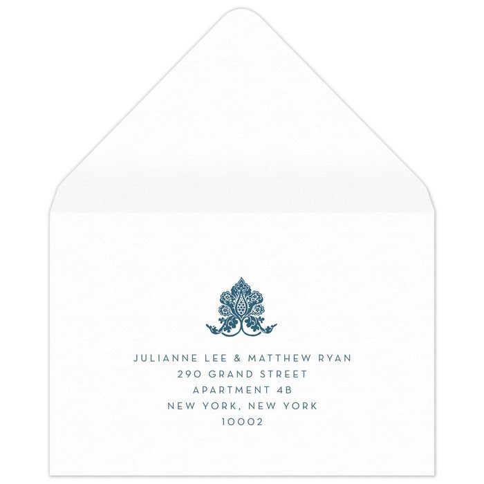 Leela Lotus Reply Card Envelope