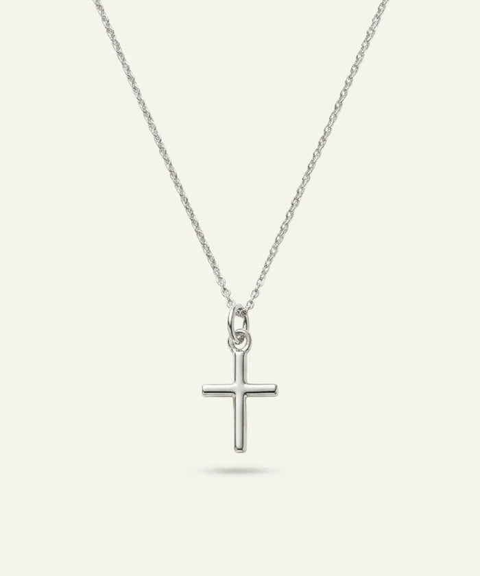 Link N Lock® men's silver classic cross pendant
