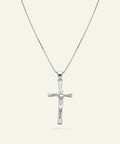 Link N Lock® men's silver crucifix cross pendant