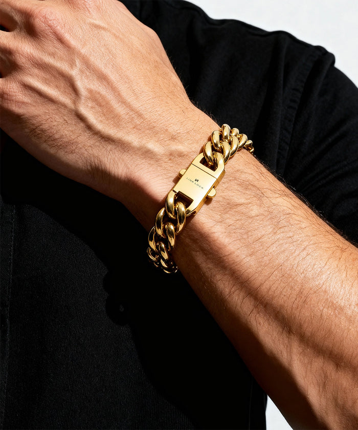 Link N Lock® men's Cuban bracelet from Valliani Jewelers