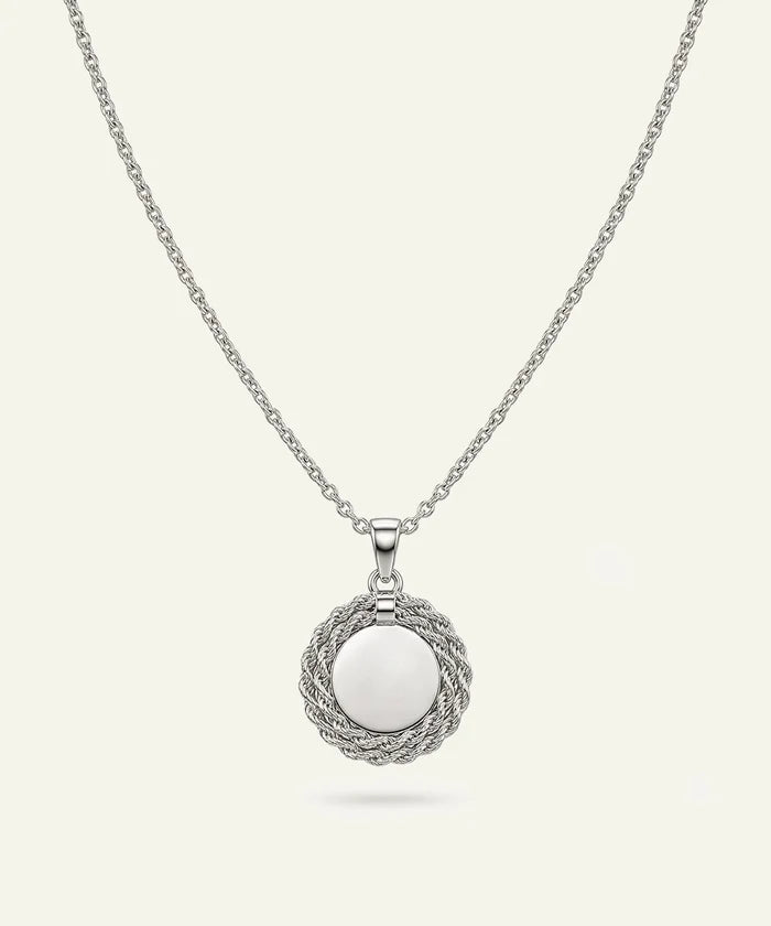 Link N Lock® men's silver crucifix cross pendant