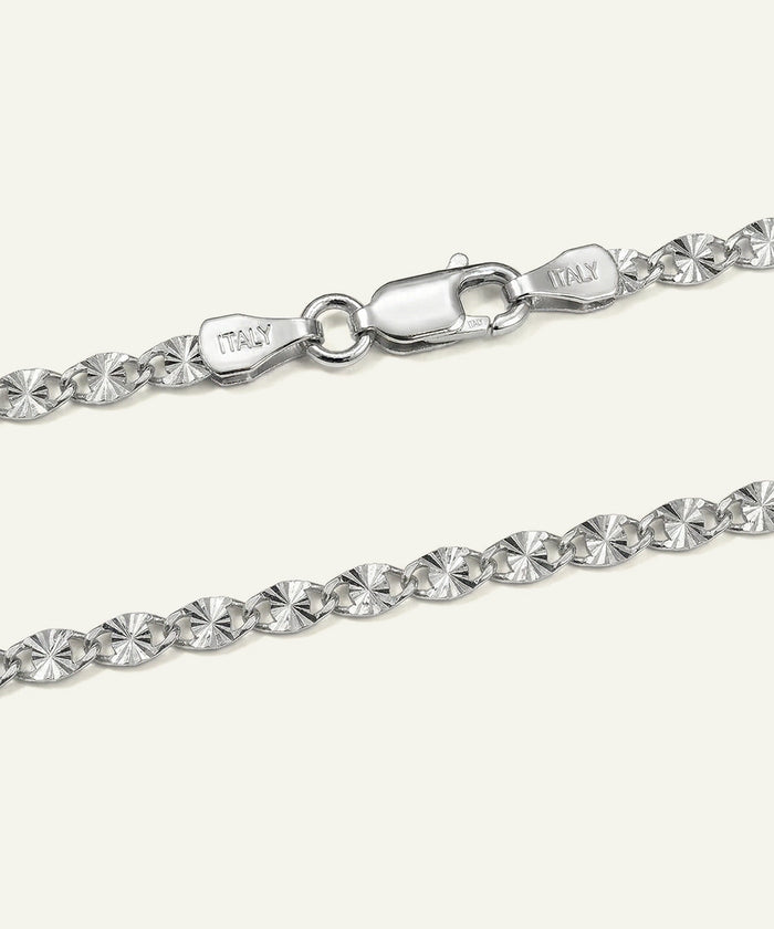 Link N Lock® Silver Valentino D/C Chain