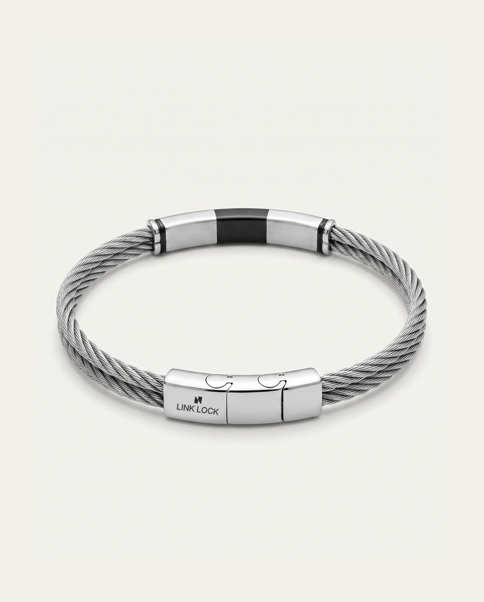 Link N Lock® men's beaded bracelet from Valliani Jewelers