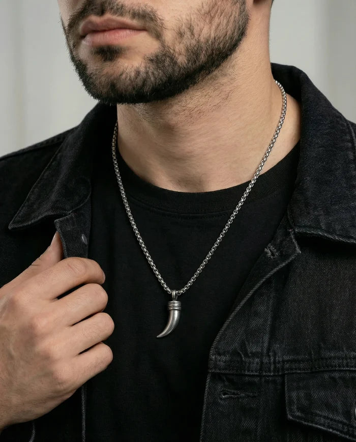 Link N Lock® men's stainless steel pendant from Valliani Jewelers