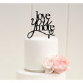 Love You More Wedding Cake Topper - Custom Cake Topper - Wedding Collectibles