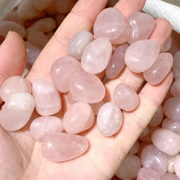 Madagascar Rose Quartz Tumbled Crystals Wholesale - Wholesale Crystals