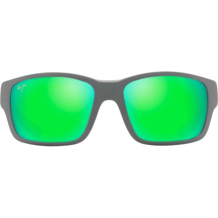 Mangroves, Matte Dark and Light Grey/Maui Green Glass Polarised Lenses