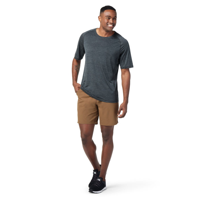 Smartwool Men's Active Ultralite Short Sleeve - Charcoal Heather