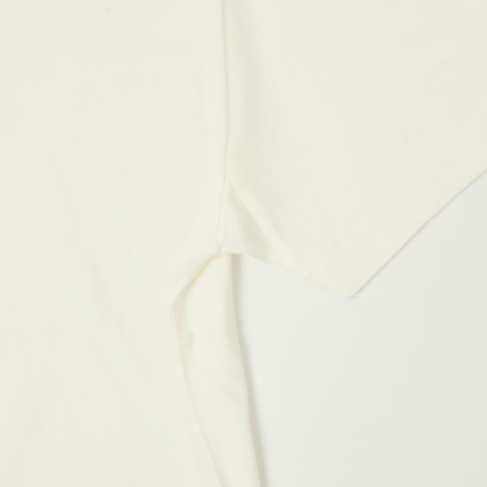 Merz b. Schwanen Pima Cotton V-Neck T-Shirt - White