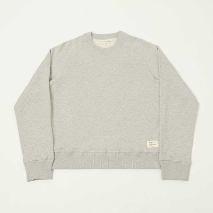 Merz b. Schwanen Raglan Sweatshirt - Grey Melange