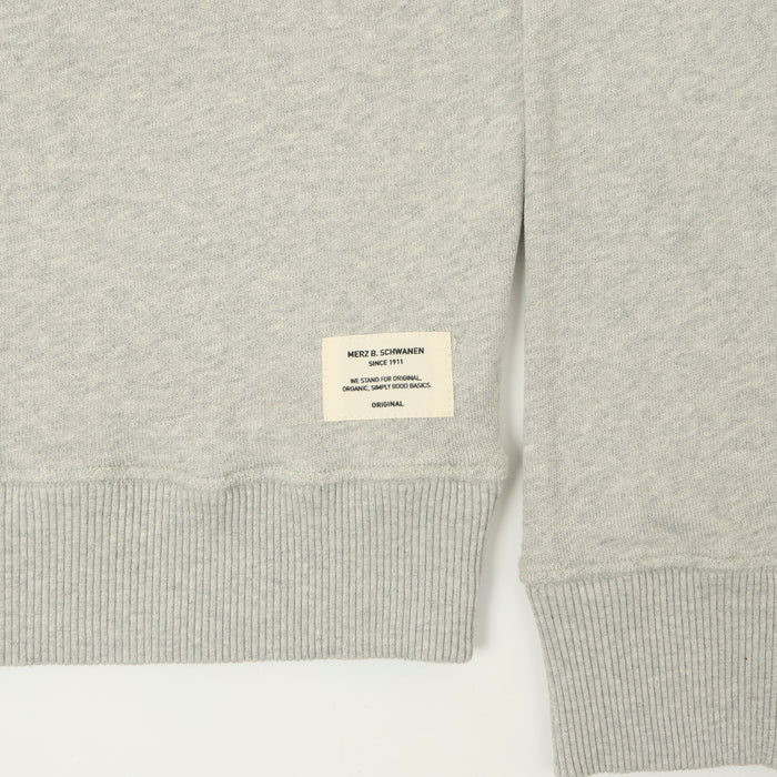 Merz b. Schwanen Raglan Sweatshirt - Grey Melange