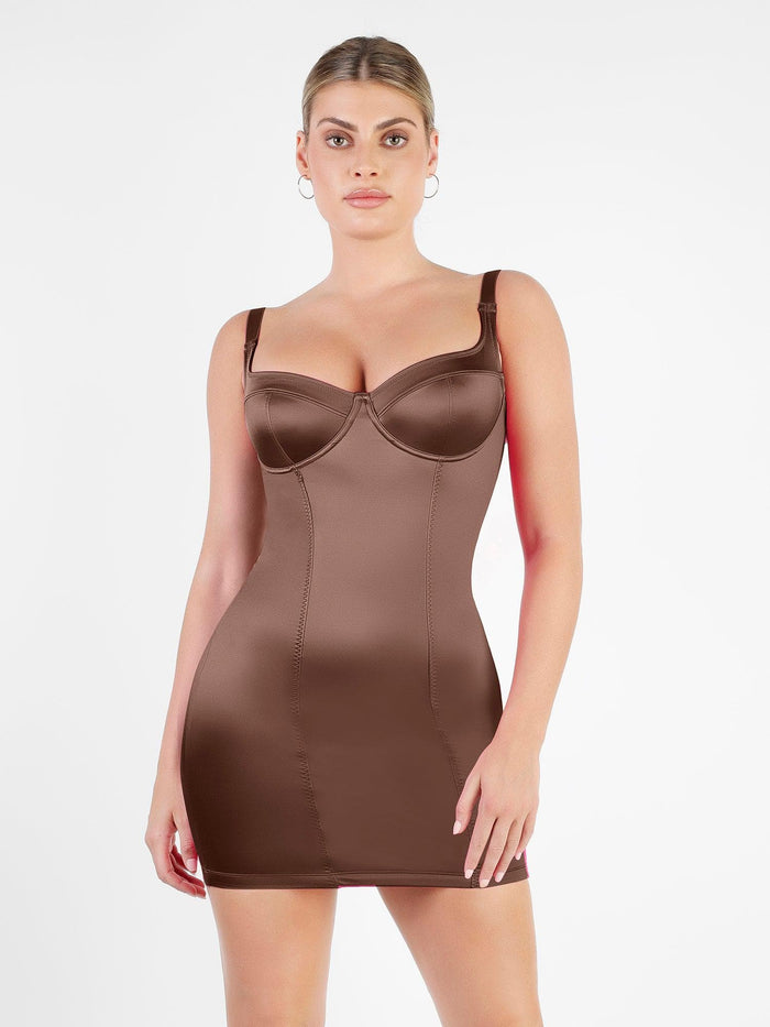Mini Dress / Brown / S