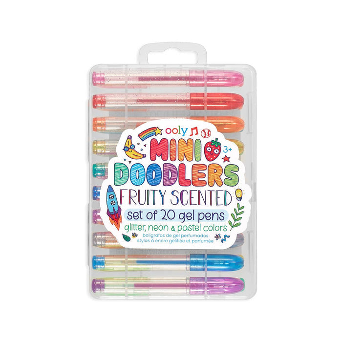 Mini Doodlers Fruity Scented Gel Pens - Set of 20 - Einstein's Attic