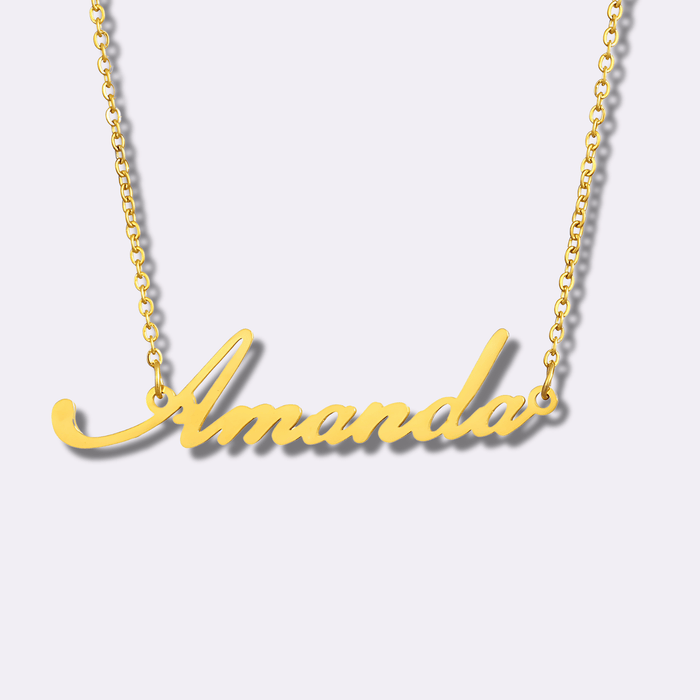 Mystic Grace Name Necklace - Ornaments Co - Silver Plating