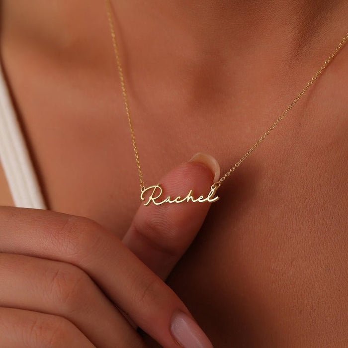 Mystic Grace Name Necklace - Ornaments Co - Silver Plating