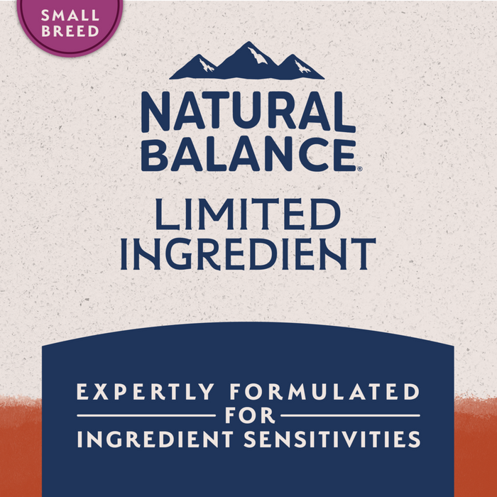 Natural Balance Limited Ingredient Grain Free Dry Dog Food for Small Breeds, Salmon & Sweet Potato