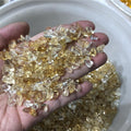 Natural Brazil Citrine Gravel Chips -Wholesale Crystals