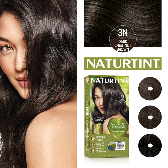 Naturtint Hair Color 3N Pack of 2 - Expiration: Feb 2031