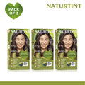 Naturtint Hair Color 5N Pack of 3 - FREE Naturtint Hair Food Quinoa 30ml Expiration: Feb 2031