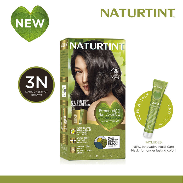 NEW Naturtint Hair Color 3N Dark Chestnut Brown Expiration: Feb 2031