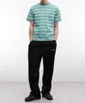 No Problemo 100% cotton logo straight leg joggers with tie waist in Black