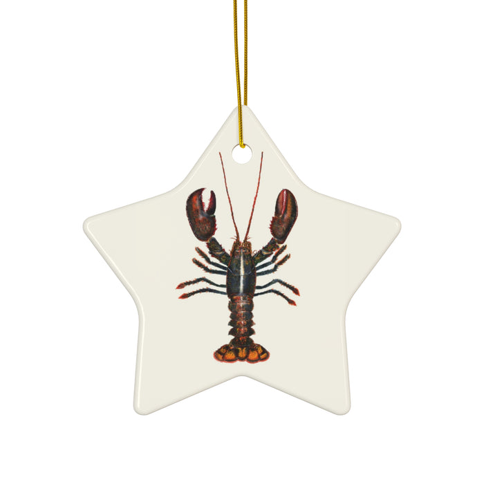 Northern Lobster 1 Ceramic Ornament Printify