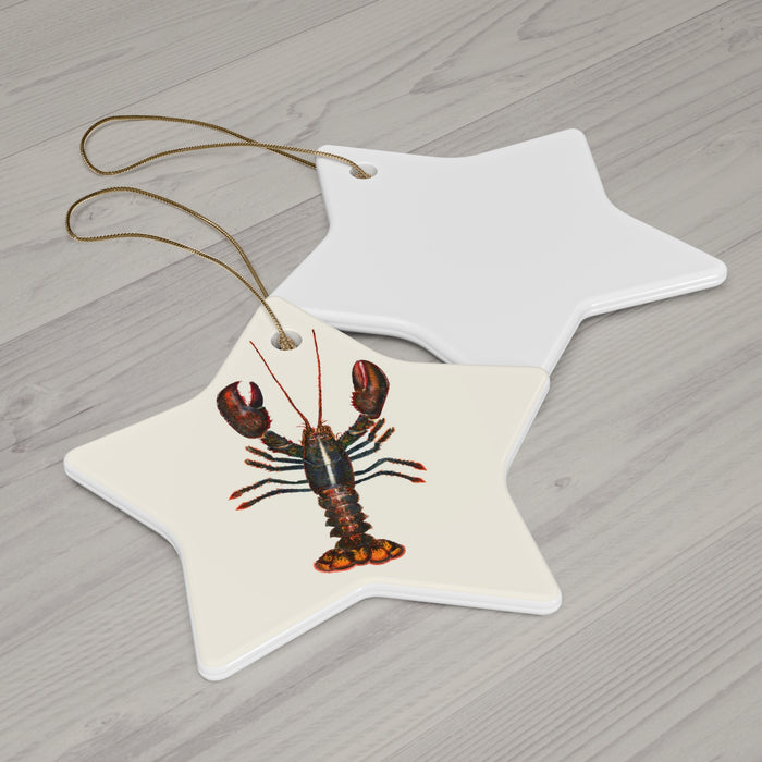 Northern Lobster 1 Ceramic Ornament Printify