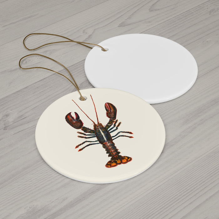 Northern Lobster 1 Ceramic Ornament Printify