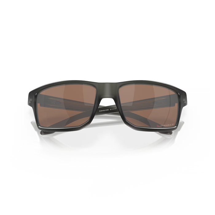 Oakley Gibston Sunglasses Matte Grey Smoke/Prizm Tungsten Polarized