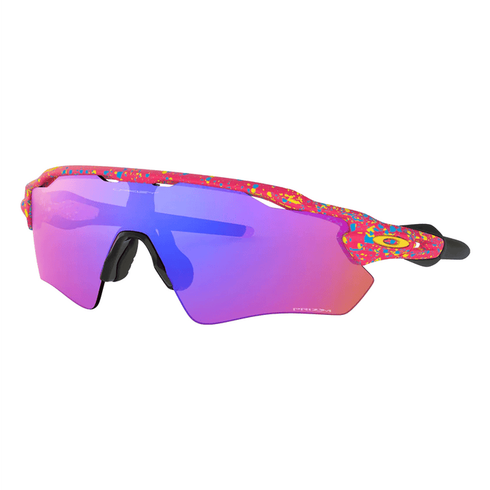 Oakley Radar EV Path Sunglasses Neon Pink Splatter/Prizm Sapphire