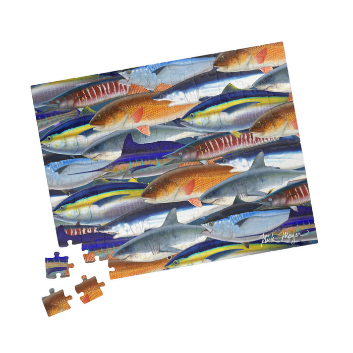 Offshore Angler Puzzle (110, 252, 520, 1014-piece) Printify