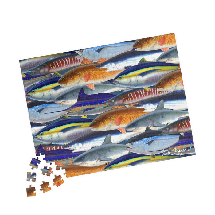 Offshore Angler Puzzle (110, 252, 520, 1014-piece) Printify