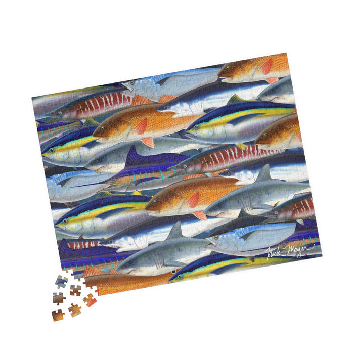 Offshore Angler Puzzle (110, 252, 520, 1014-piece) Printify