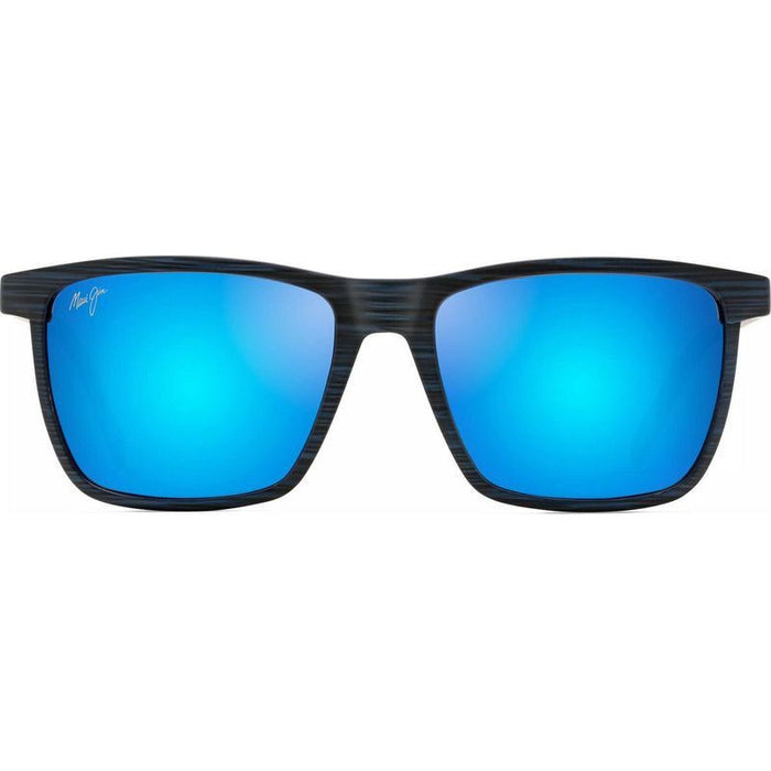 One Way, Dark Navy Stripe/Blue Hawaii Glass Polarised Lenses