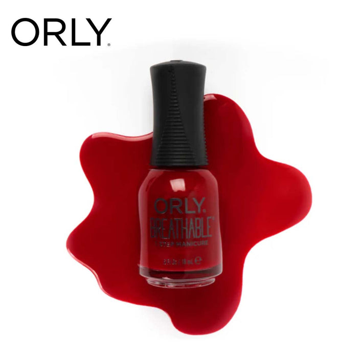 Orly Breathable Nail Lacquer Color One in Vermillion 18ml