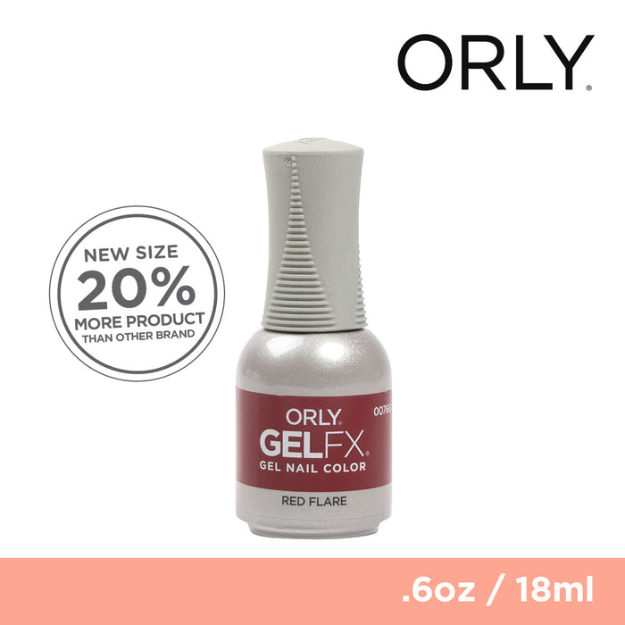 Orly Gel Fx Color Red Flare 18ml