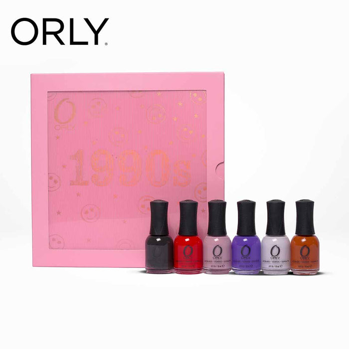Orly Nail Lacquer Color 1990s Collection Fall 2025 6 pix set