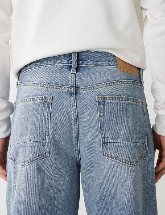 Pacsun Wide Leg washed jeans in Indigo