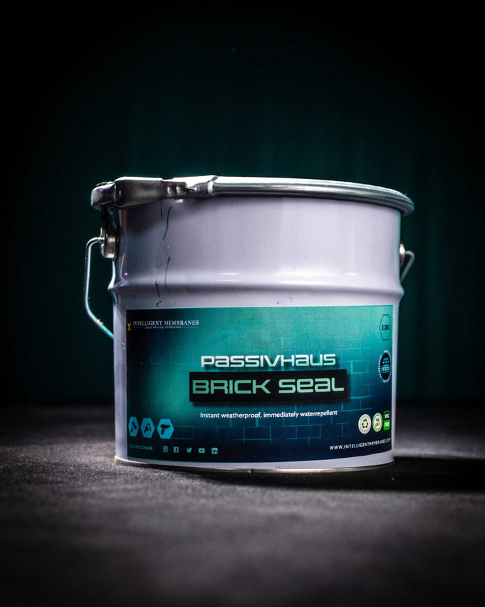 Passivhaus Brickseal weatherproof masonry damp proof protection cream