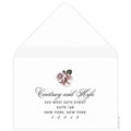 Peony Maha Bouquet Reply Card Envelope