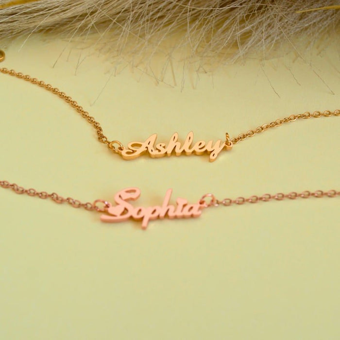 Personalized Name Engraved Bracelet For Women - Ornaments Co - 18K Gold Plated