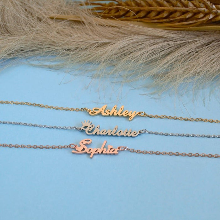 Personalized Name Engraved Bracelet For Women - Ornaments Co - 18K Gold Plated