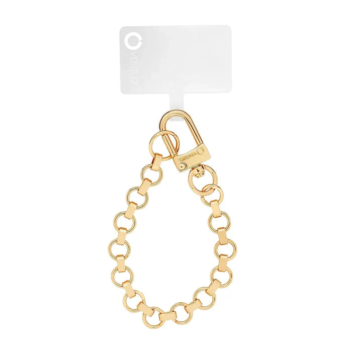 Phone Charm - Gold Chain Phone Wristlet