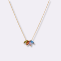 Prismelle Bloom Marquise Stone Necklace - Ornaments Co - 18K Gold Plated
