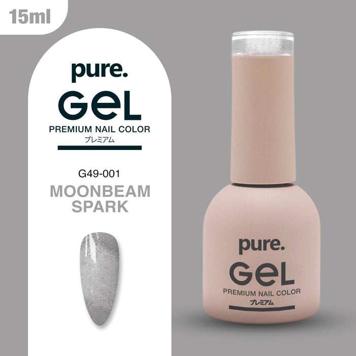 Pure Gel Cat Eye Premium Nail Polish Moonbeam Spark 15ml