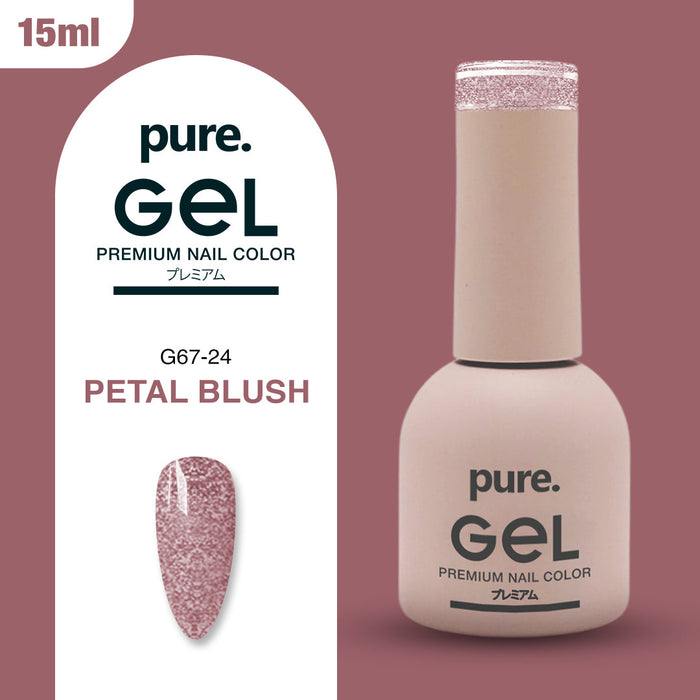 Pure Gel Cat Eye Premium Nail Polish Petal Blush 15ml