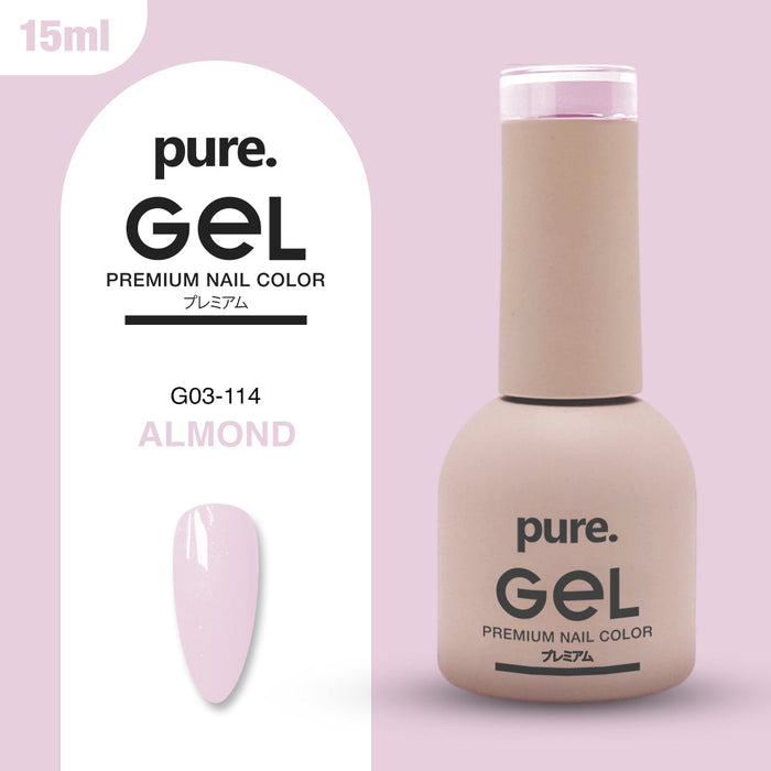 Pure Gel Premium Nail Color Almond 15ml