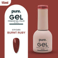 Pure Gel Premium Nail Color Burnt Ruby 15ml